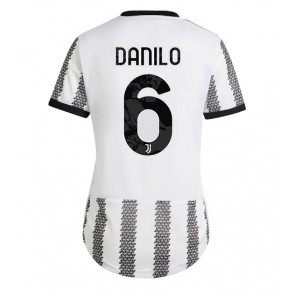 Juventus Danilo #6 kläder Kvinnor 2022-23 Hemmatröja Kortärmad